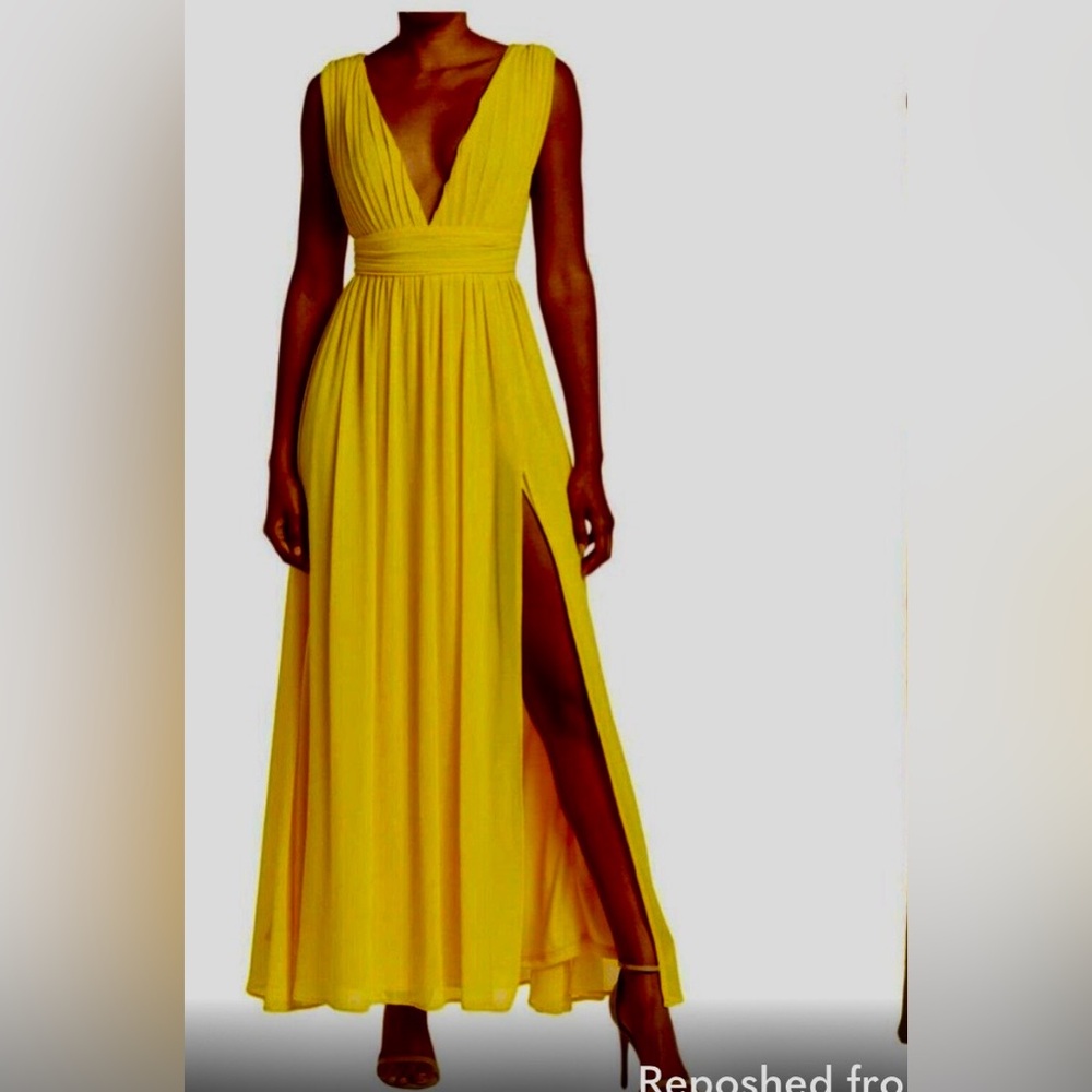 Love By Design Vibrant Yellow Maxi Dress